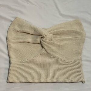 Elegant Cream Knitted Top